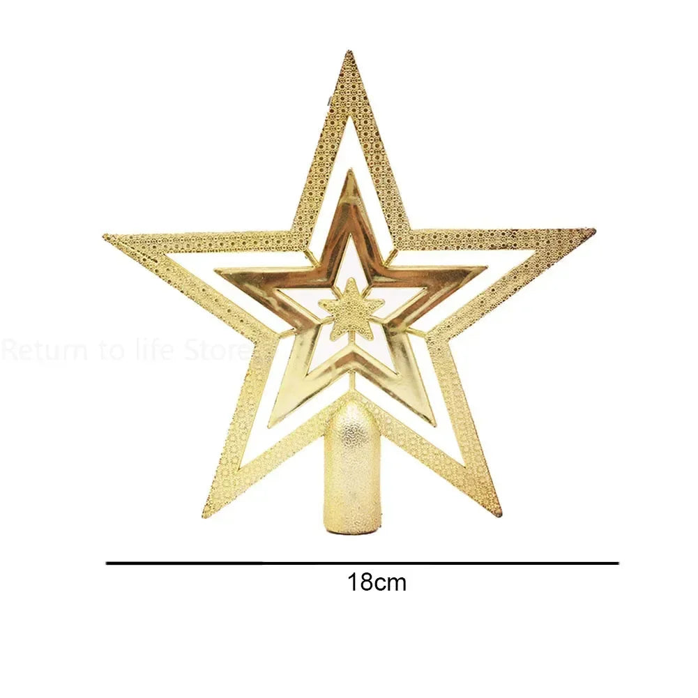 Cimier Triple Etoile de Noël