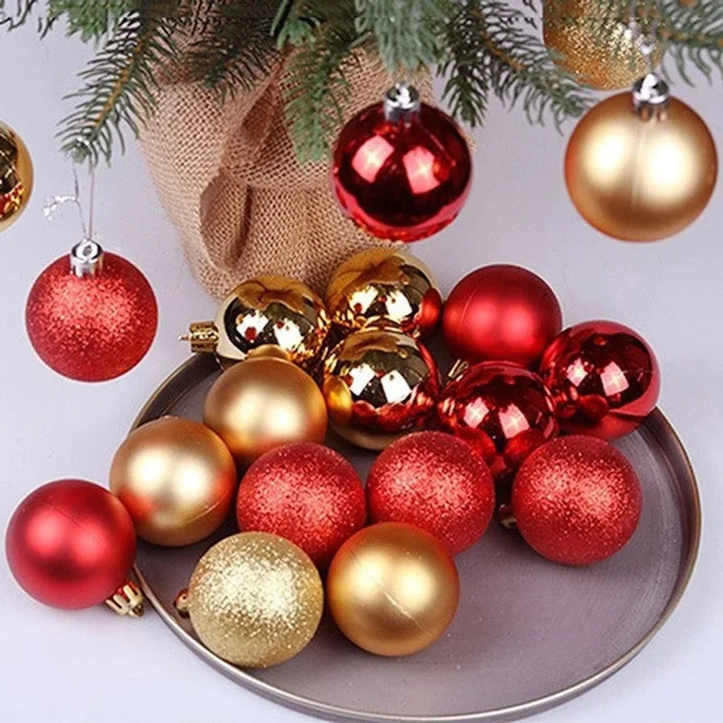 Boules de Noël Brillantes, Multiples Couleurs