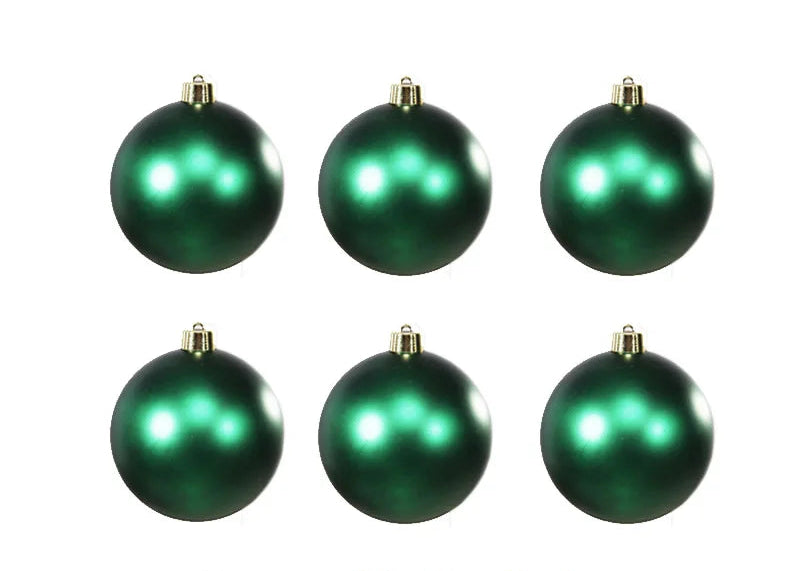Boules de Noël Vert Mate