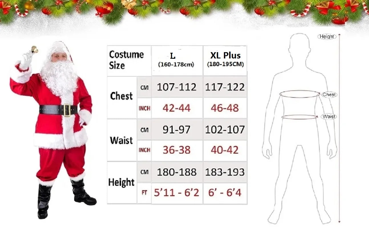 Costume simple Père Noël Homme