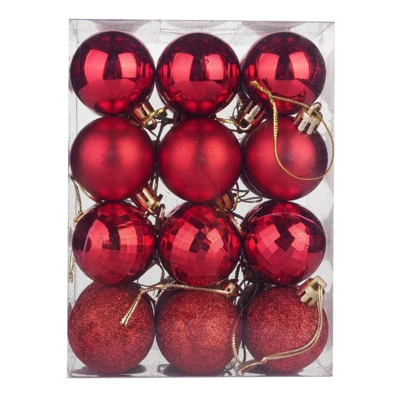 Boules de Noël Brillantes, Multiples Couleurs
