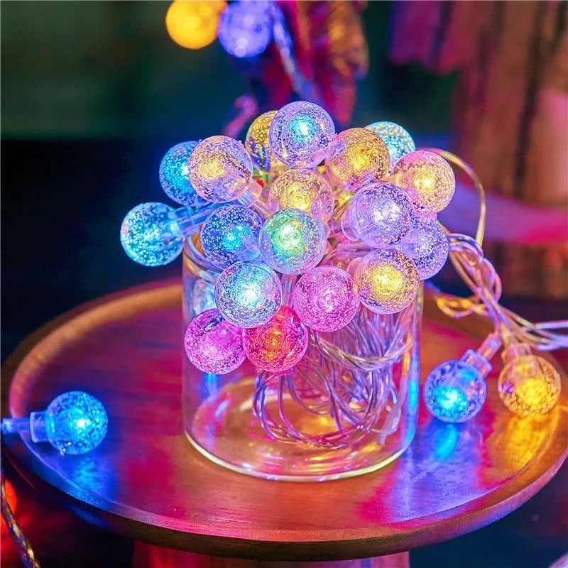 Guirlande Lumineuse LED Boules Multicolore