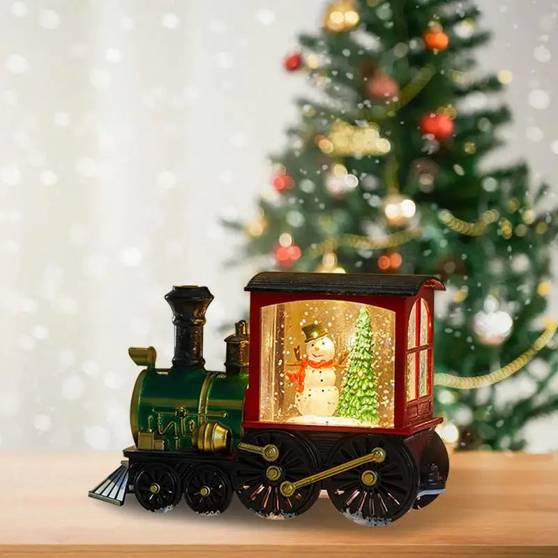 Boule à Neige de Noël Train