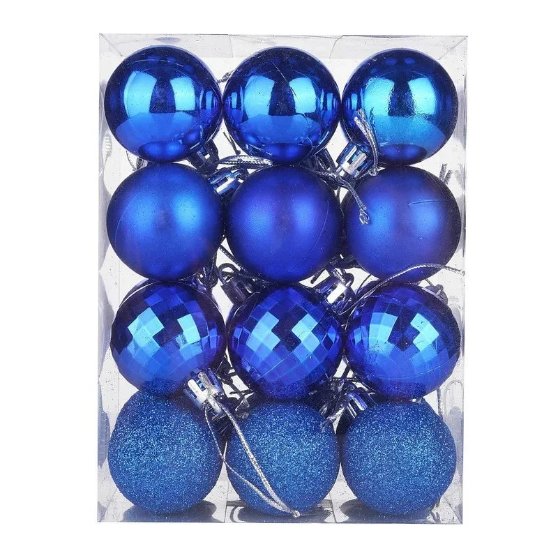 Boules de Noël Brillantes, Multiples Couleurs