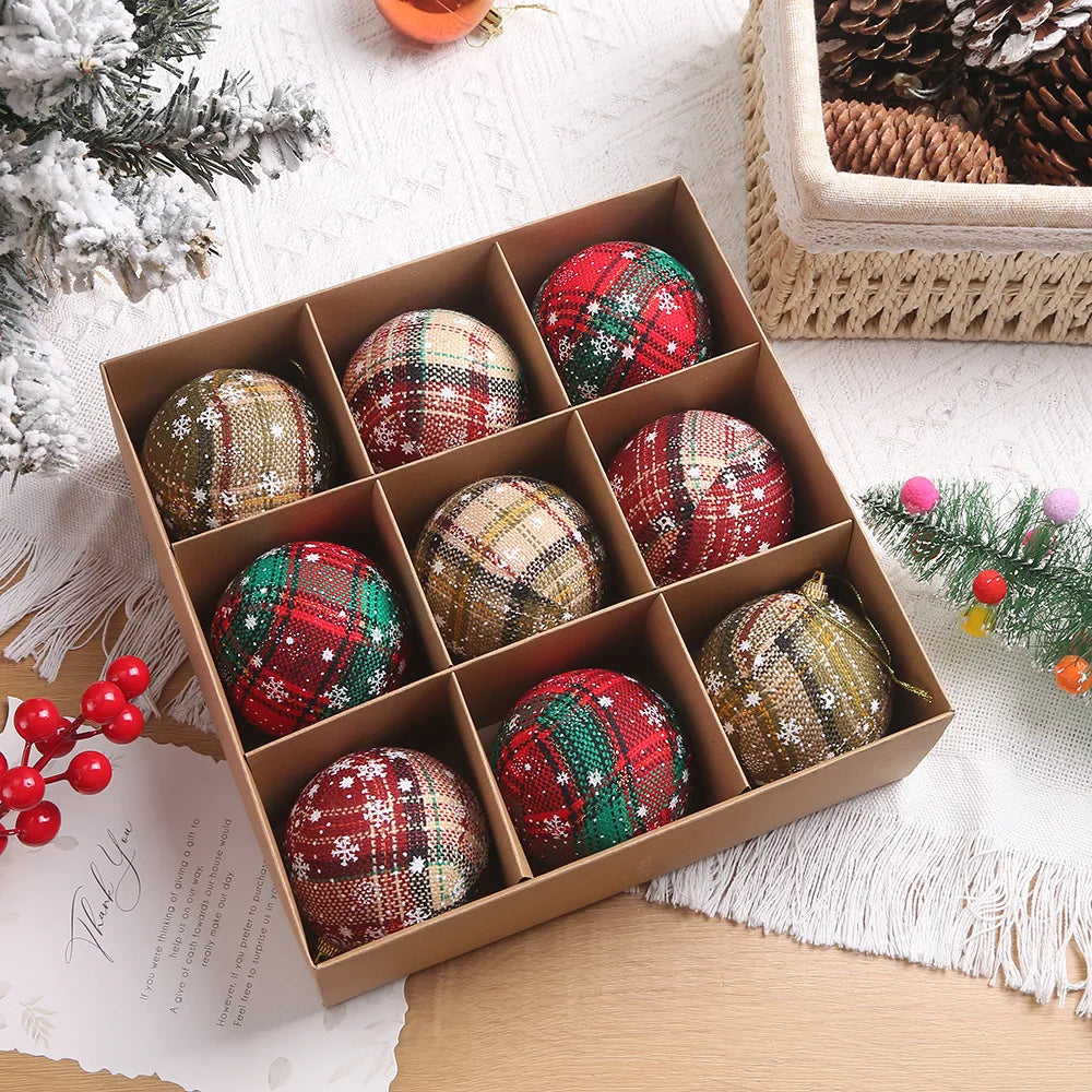 Boules de Noël en Mousse Faites à la Main