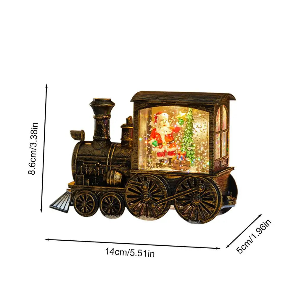 Boule à Neige de Noël Train