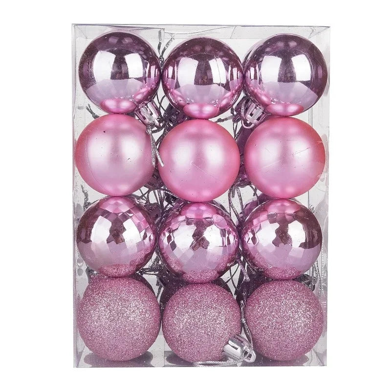 Boules de Noël Brillantes, Multiples Couleurs