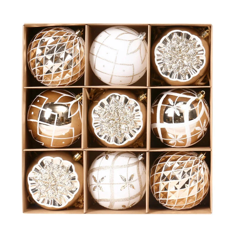 Boules de Noël Originales Blanches