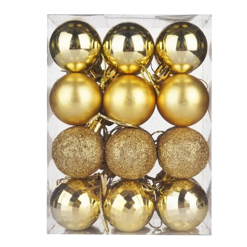 Boules de Noël Brillantes, Multiples Couleurs