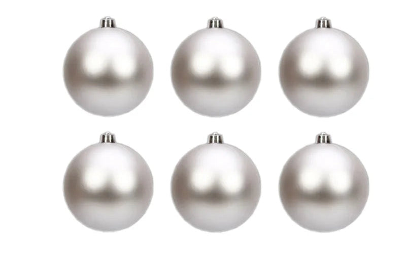 Boules de Noël Argenté Mate