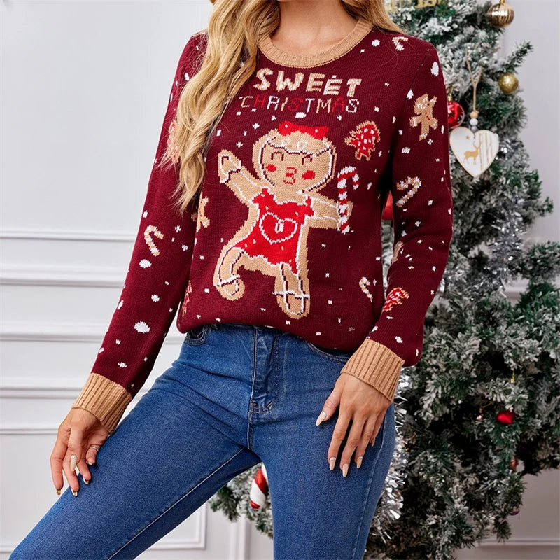 Pull en Laine pour Femme "Sweet Christmas"