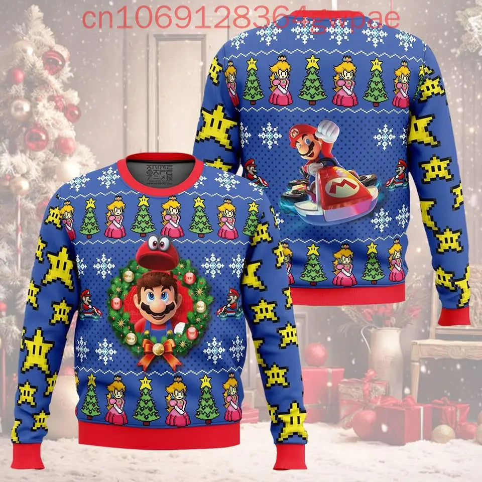 Pull de Noël Mario Bros