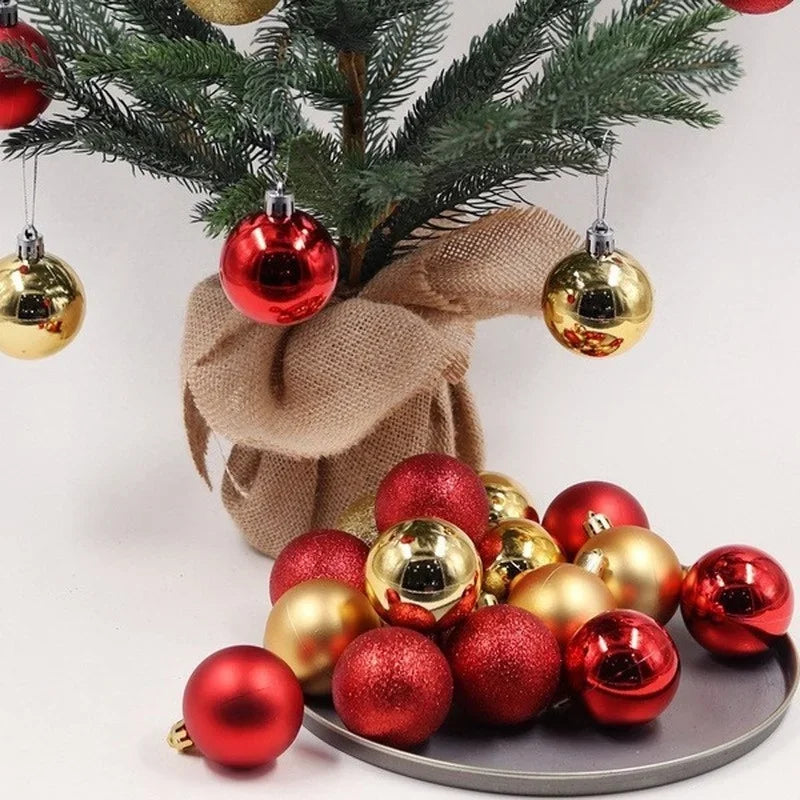 Boules de Noël Brillantes, Multiples Couleurs