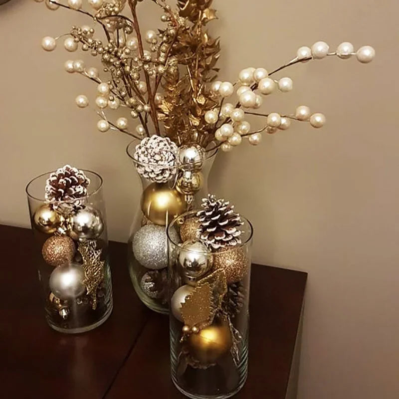 Boules de Noël Brillantes, Multiples Couleurs