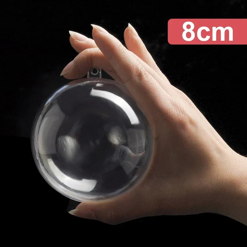 Boule en Plastique Transparente