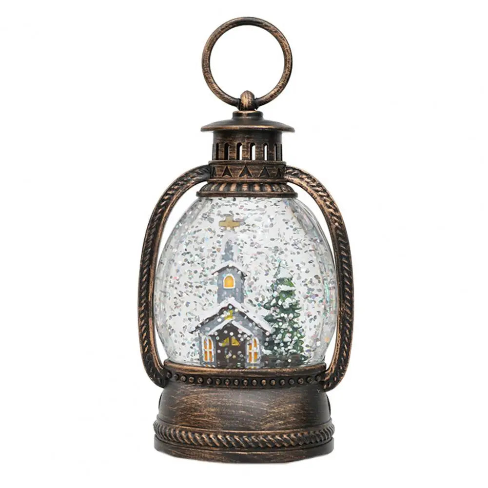 Lanternes Lumineuses Boule à Neige de Noël