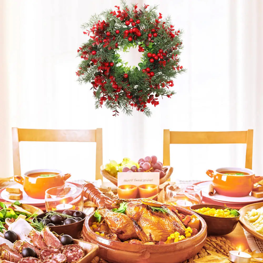 Couronne de Noël avec Baies