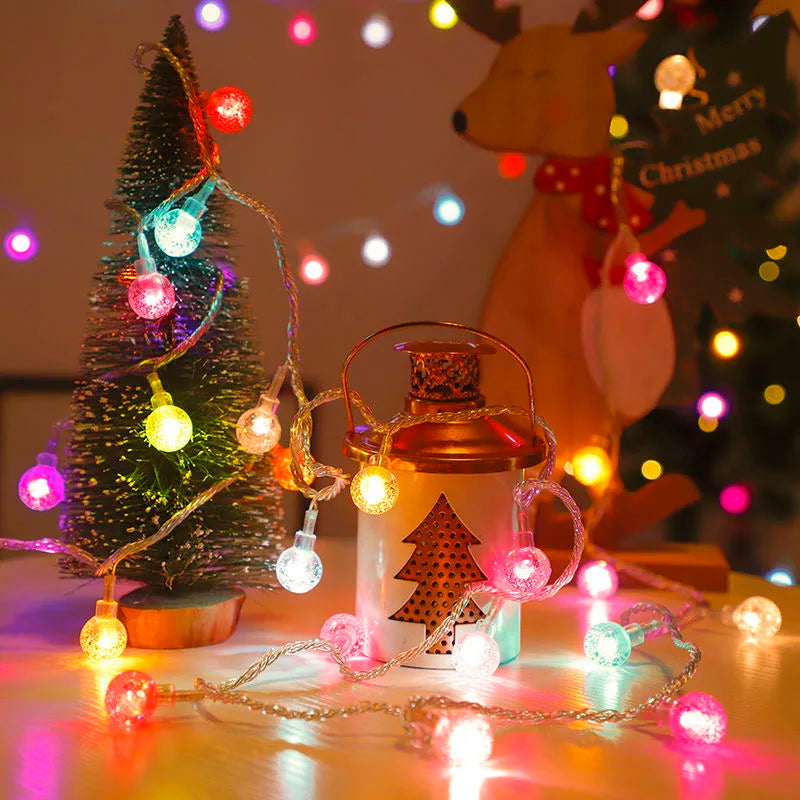 Guirlande Lumineuse LED Boules Multicolore