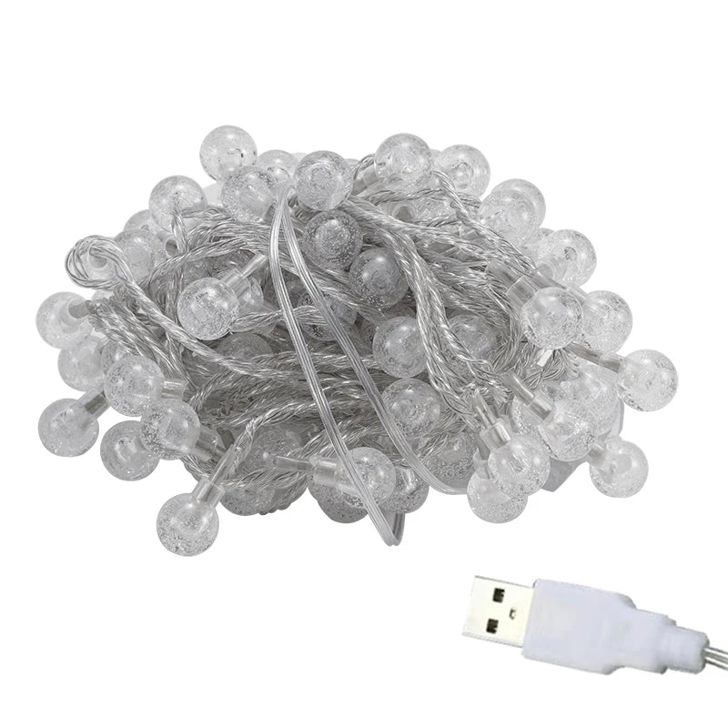 Guirlande Lumineuse LED Boules Multicolore