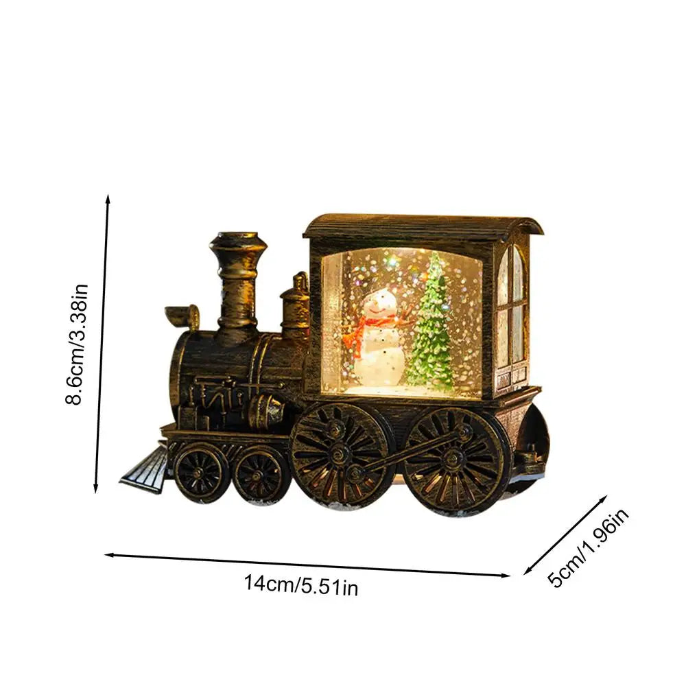 Boule à Neige de Noël Train