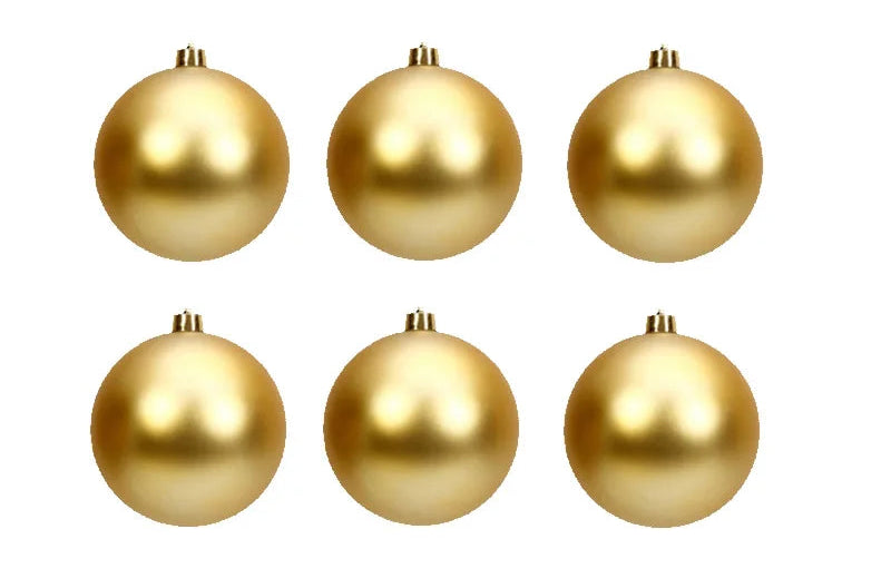 Boules de Noël Doré Mate