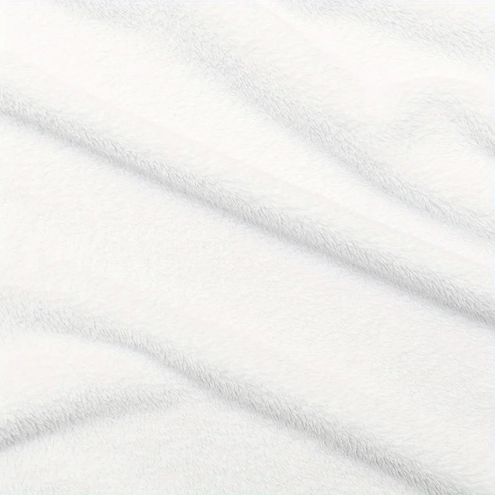 Couverture de Noël en flanelle d'élan et d'arbres