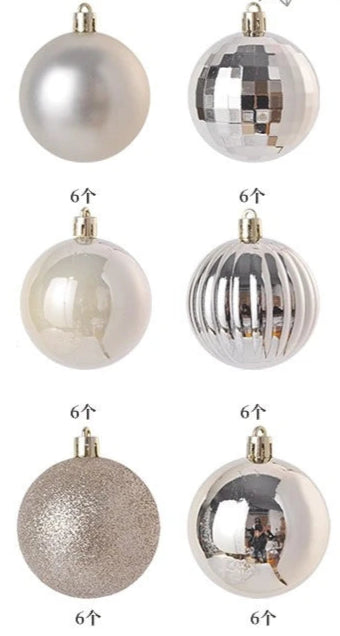 Boules de Noël Petit Format Champagne Pack de 36