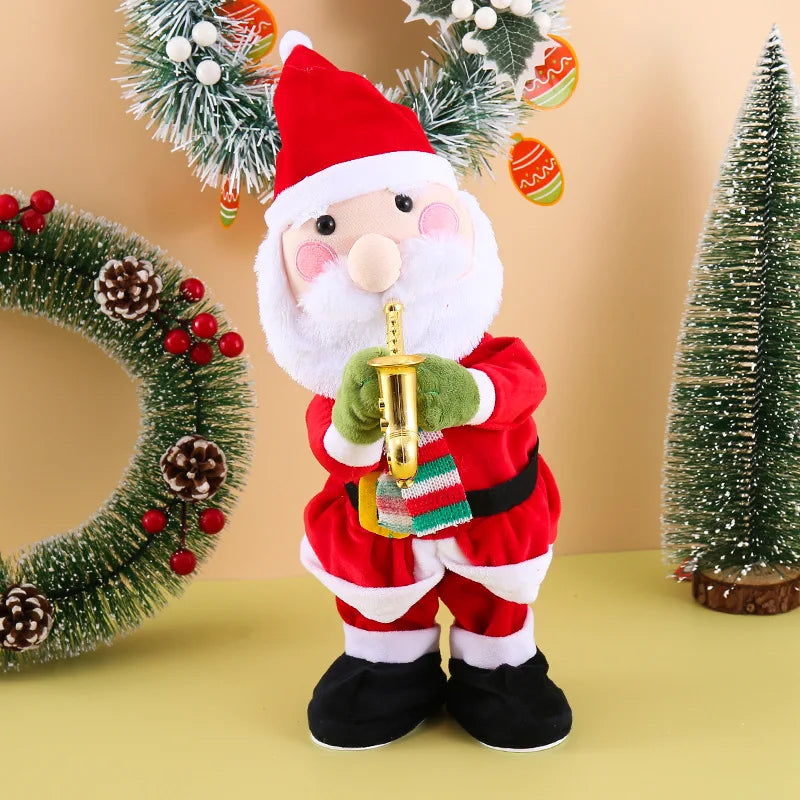 Peluche Automate de Noël Dansant Père Noël