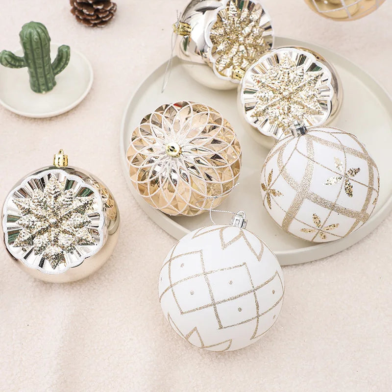 Boules de Noël Originales Blanches