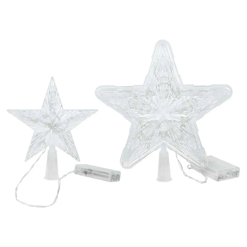 Etoile de Sapin Lumineuse Jaune 18 cm