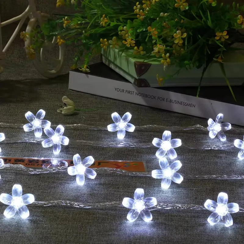 Guirlandes Lumineuses Fleurs à piles
