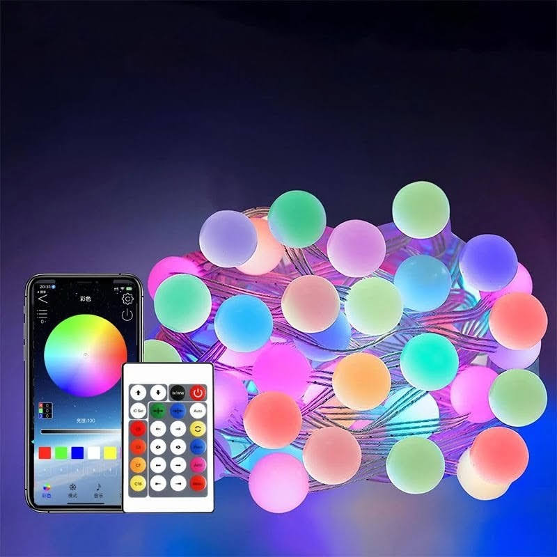 Guirlande Lumineuse LED à Boules Connectée