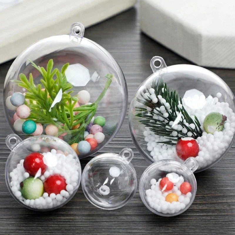 Boule en Plastique Transparente