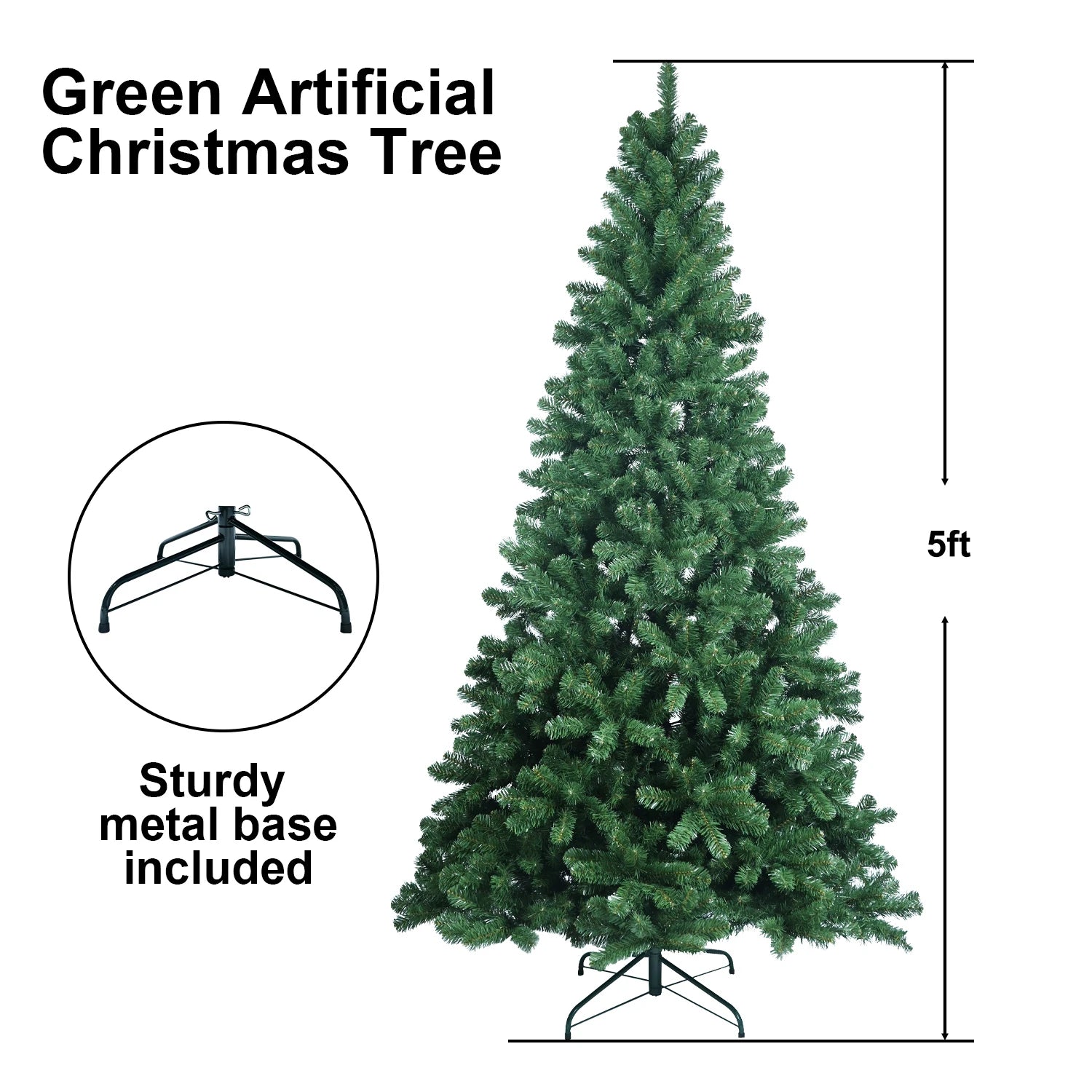 Grand Sapin de Noël très stable