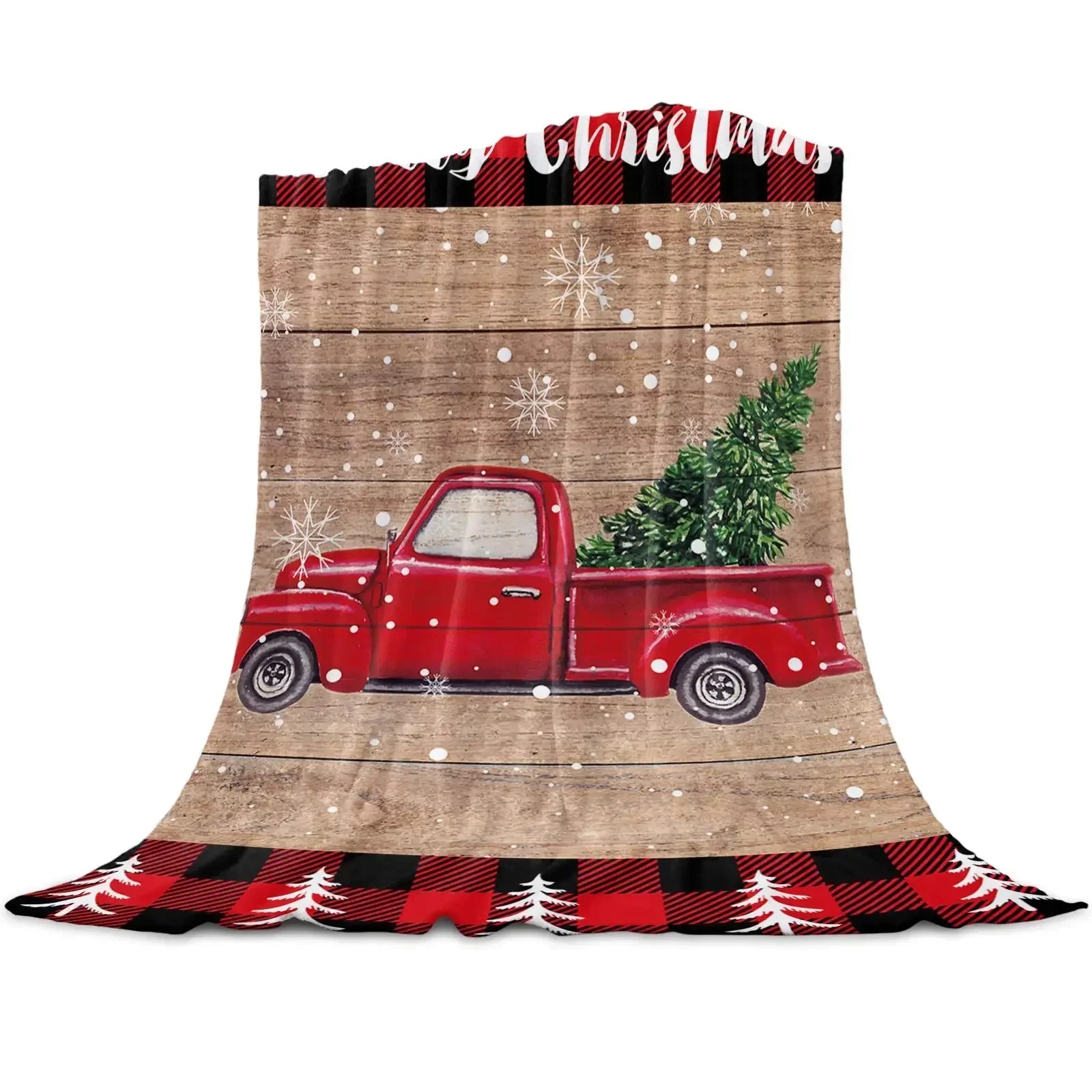 Couverture Motif Pickup "Merry Christmas" 2