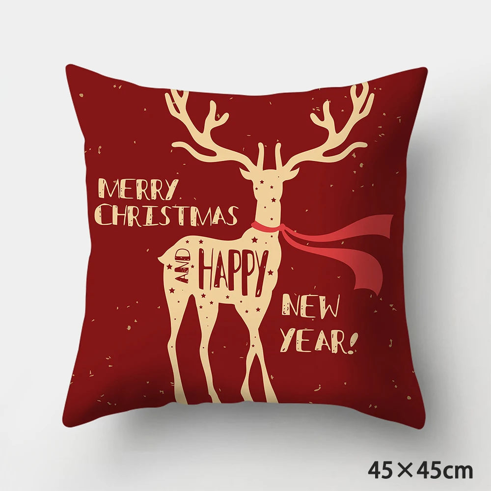 Housse de Coussin de Noël Renne