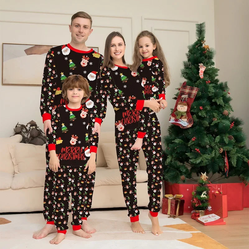 Pyjama de Noël Famille et Chien