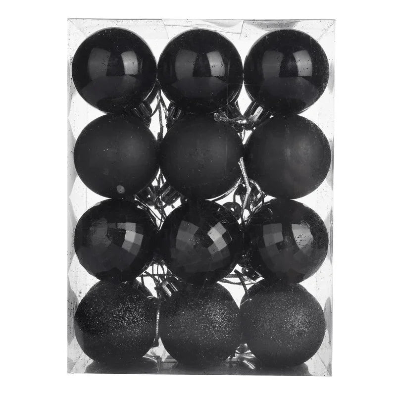 Boules de Noël Brillantes, Multiples Couleurs