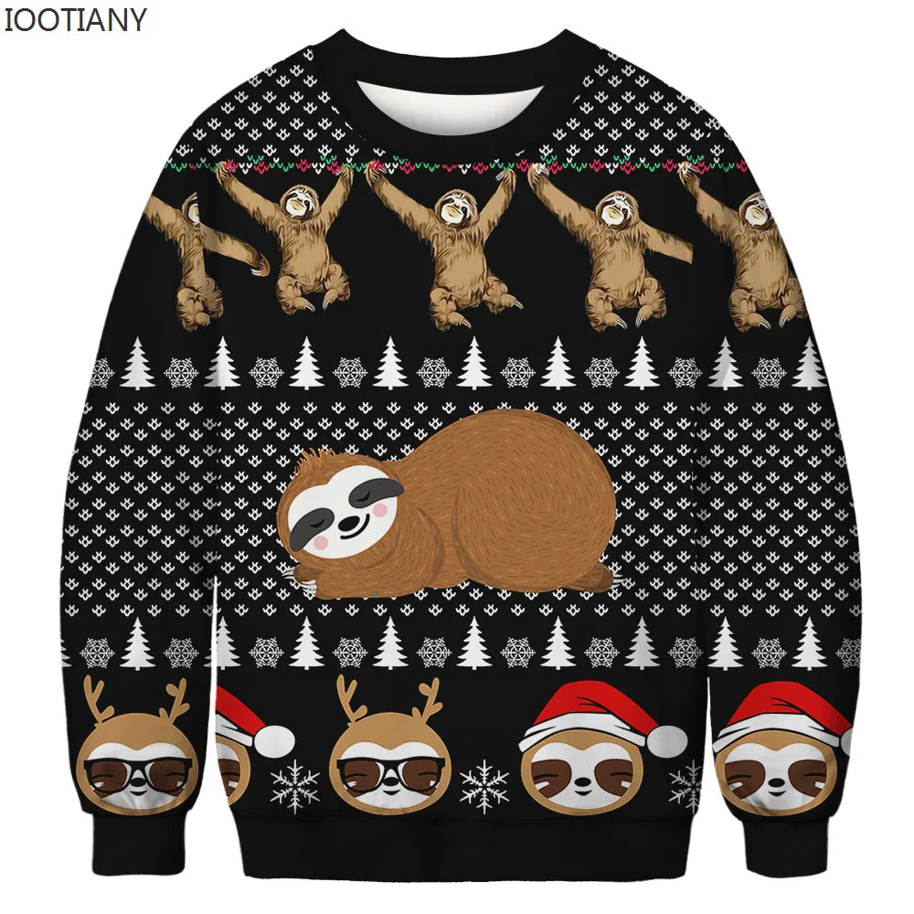 Pull de Noël Paresseux
