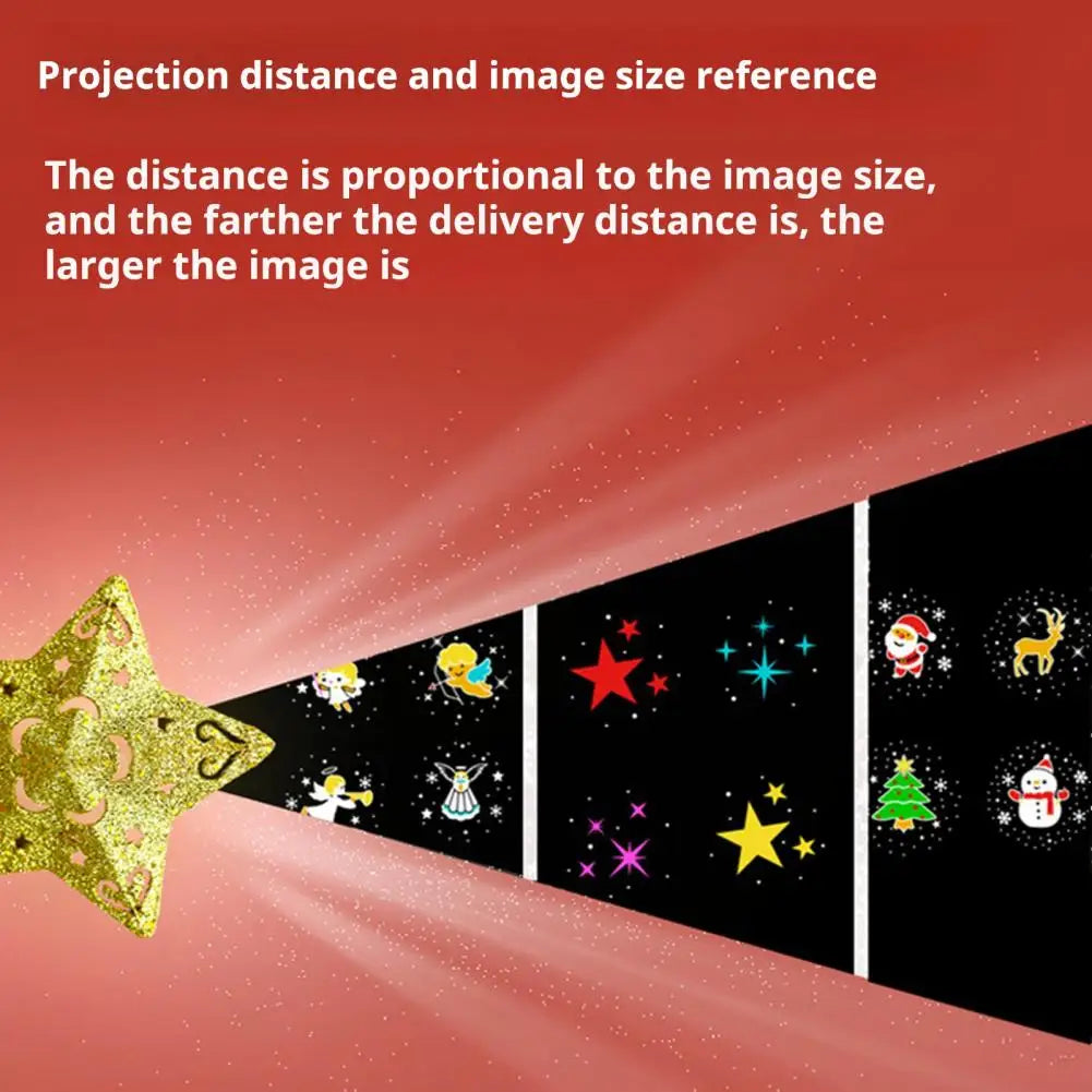 Cimier de Sapin Projecteur de Motifs