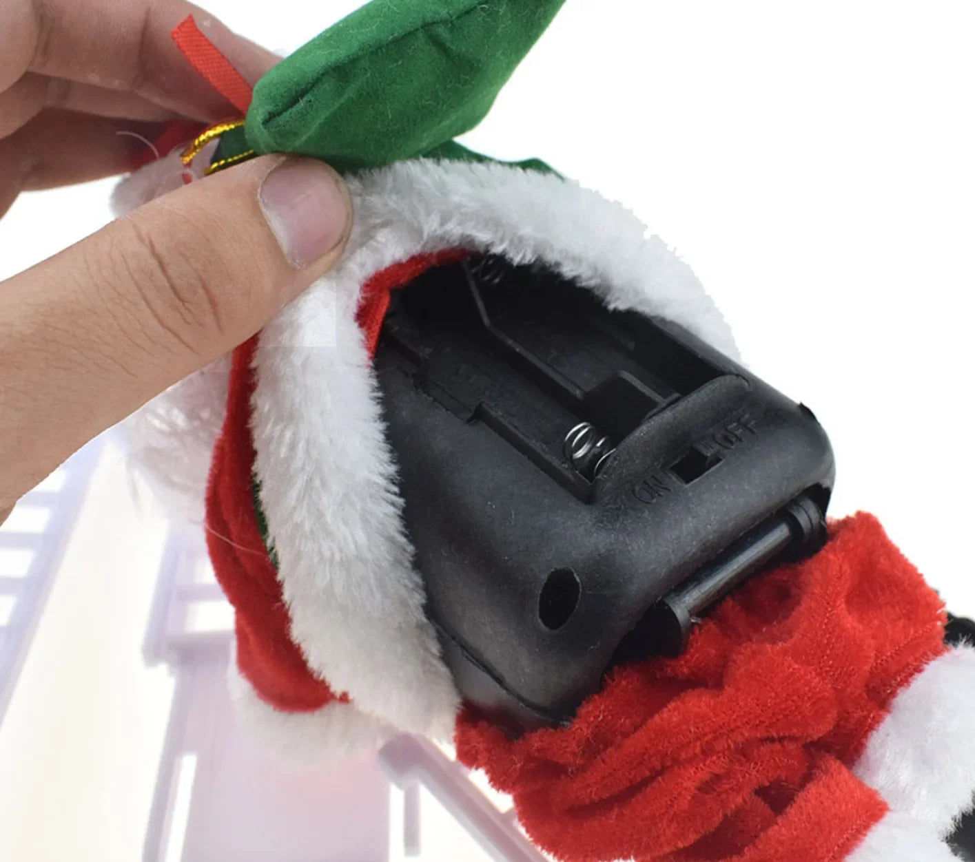 Automate Père Noël Grimpeur à l'Échelle