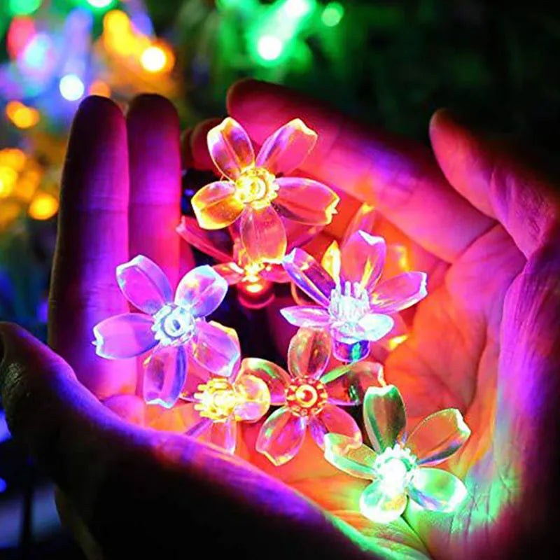 Guirlandes Lumineuses Fleurs à piles