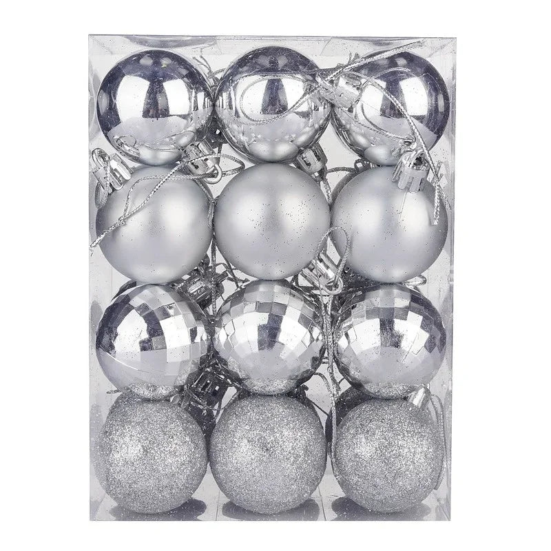 Boules de Noël Brillantes, Multiples Couleurs