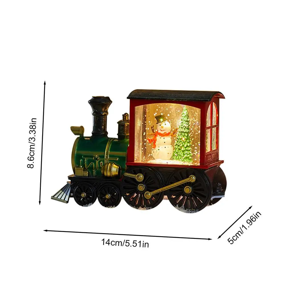 Boule à Neige de Noël Train