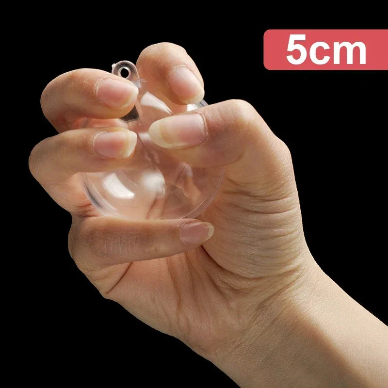 Boule en Plastique Transparente