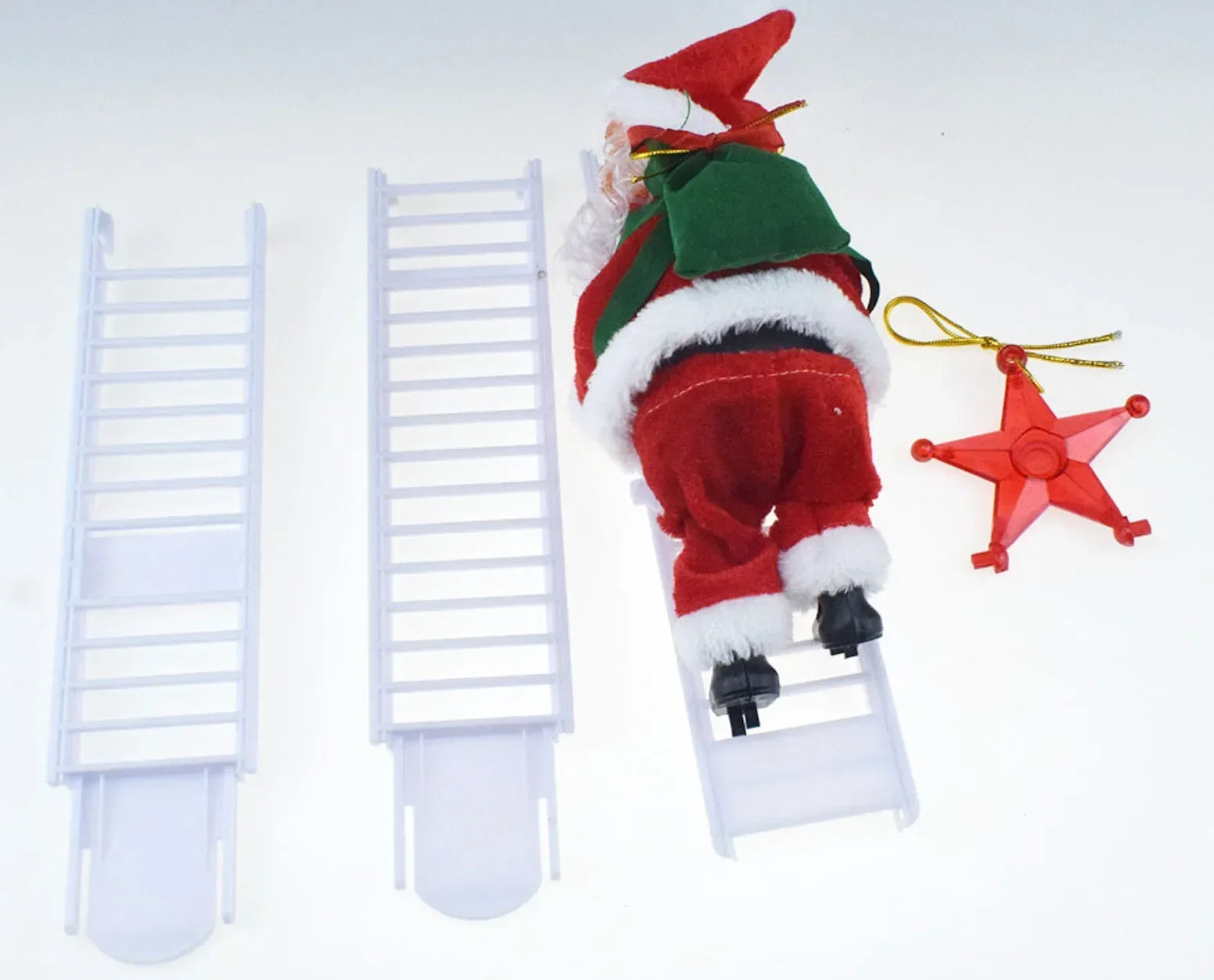 Automate Père Noël Grimpeur à l'Échelle