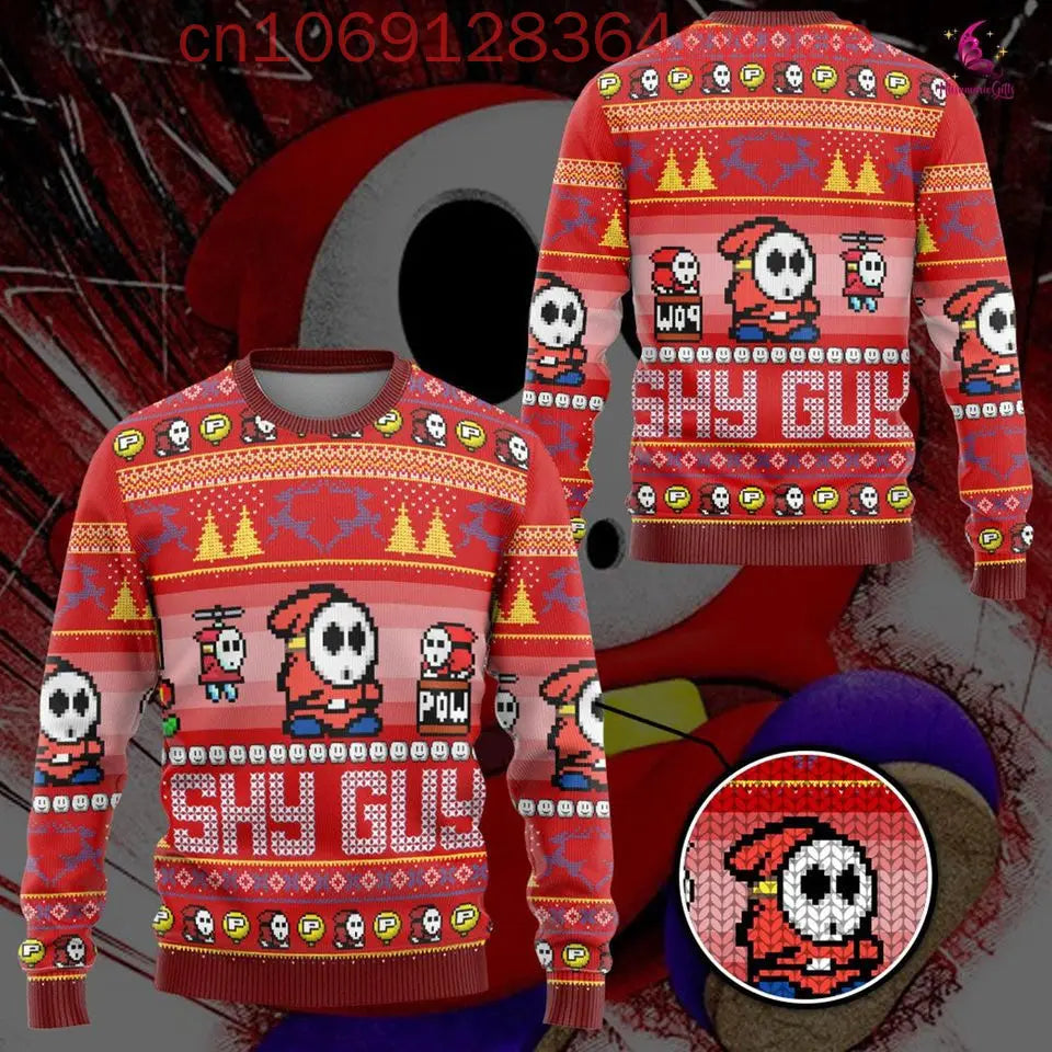 Pull de Noël Mario Bros