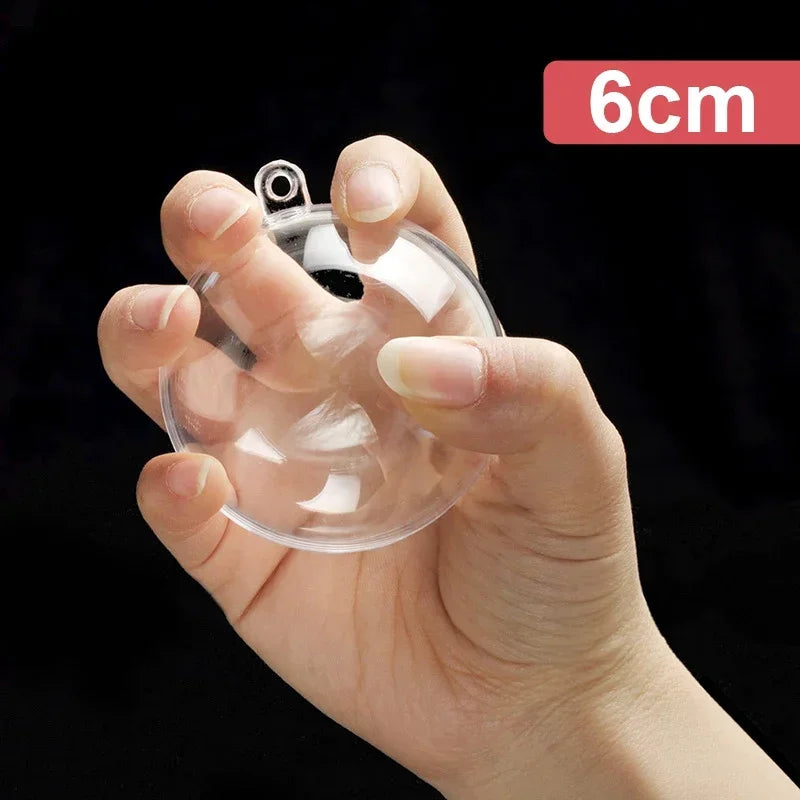 Boule en Plastique Transparente
