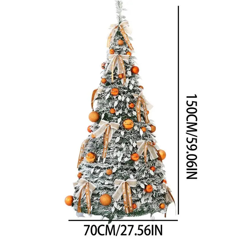 Sapin de Noël décoré 1m50 x 70cm