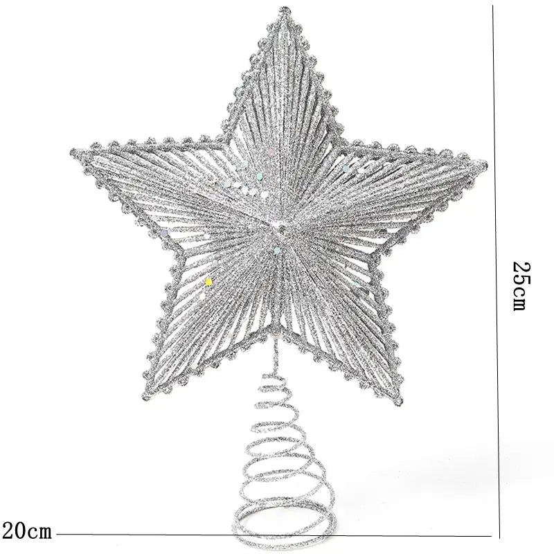 Étoile de Noël pour Sapin Traditionnelle, 3 Couleurs